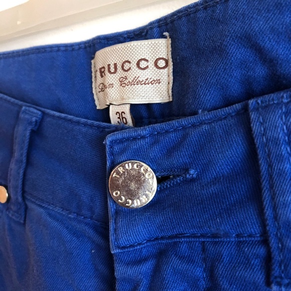 TRUCCO ROYAL BLUE DENIM JEANS - Picture 5 of 10